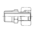 Vibration-Resistant Fitting, Compression Fitting for NE-Type Steel Pipes, Adapter