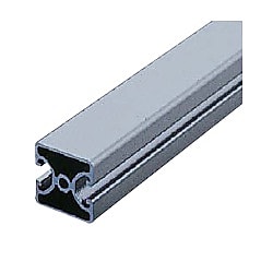 Line 8 Strut Profile, Economy Type, 40 × 40, 1 Row Groove × 0 Row Groove, 2 Surface Grooves (Opposing) SPE