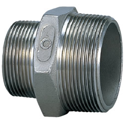 Stainless Steel Screw-In Pipe Fitting, Reducing Nipple SUS-RNI-2X11/2