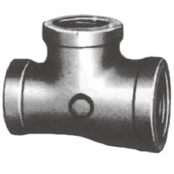 Screw-In PL Fitting - Banded Reducing Tee (One Branch Large) PL-BRT-11/4X1X1