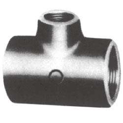 Screw-In PL Fitting, Reducing Tee (Small Branch Diameter) PL-RT-1X1X3/4