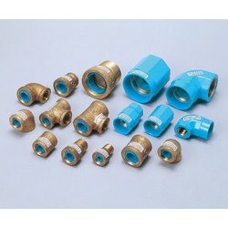 Pipe-End Anticorrosion Fitting for Water Supply Dual-Use Type, Core Fitting, CD Core, Reducing Tee C-PL-CD-RT-2X11/2