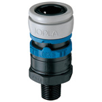 Doppler ES Series (for AIR) Sockets (Silicon-Free) Male Threaded Type TS-4NRS