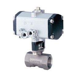 Stainless Steel Ball Valve With 10K Pneumatic Actuator