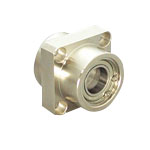 Bearing Holder Set: Spigot Joint Double Type with Retainer Ring Square Shape (Stainless steel) DSIS