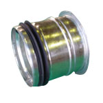 F-Ring Spiral Duct Fitting, Cap, for Straight Pipe FR-Z-M-175