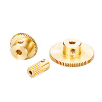 Spur gear m0.3 brass type S30B15K+0402