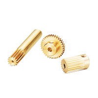 Spur gear m0.5 brass