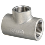 Stainless Steel Screw-In Pipe Fittings, Reducing Tee [TR]