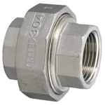 Stainless Steel Screw-In Pipe Fitting, Union [U] SCS13A-U-1/2B