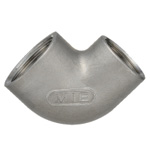 Stainless Steel, Screw-In Pipe Fitting, Reducing Elbow [ER] SCS13A-ER-3/4B-1/2B