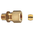 Copper Pipe Fitting, Ferrule Ring Type Copper Tube Fitting, Male Adapter With Ferrule Ring M154RK-6.35X1/2