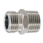 Secondary Material for Pipes, Fittings, Piping Water Supply Fittings, Plated Fittings, for Flex Nipples (Stainless Steel) S2TS-20