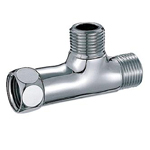 Auxiliary Material for Piping, Fitting, and Plumbing, Plated Fittings - Outer Screw Tees - With Side Nut - M149GAM