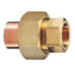 Copper Tube Fitting, Copper Tube Fitting for Hot Water Supply, Copper Tube Union M153K-28.58