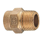Copper Tube Fitting, Copper Tube Fitting for Hot Water Supply, Copper Tube External Threaded Socket M154GS-1/2X15.88