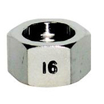 Faucet and related products flexible tube cap nut (stainless steel)