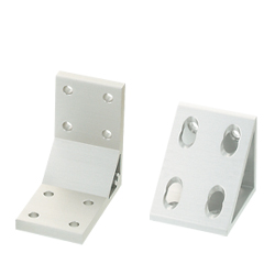 Thick Brackets/ Triangle Brackets - For 2 Slots - For 6 Series (Slot Width 8mm) Aluminum Frames HBLTDW6-SET
