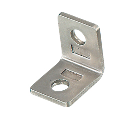 Thin Stainless Steel Tabbed Brackets For 6 Series (Slot Width 8mm) Aluminum Frames HBLSP6-SSP