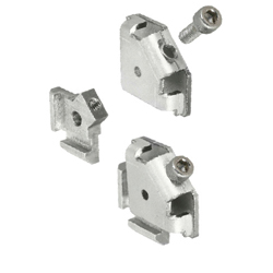 For 6 Series (Slot Width 8mm) Aluminum Frames - Post-Assembly Insertion Easy Brackets