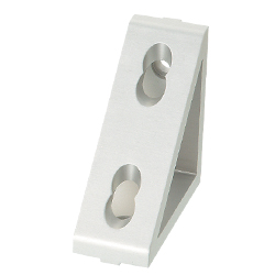 Extruded Brackets - For 1 Slot -For 8-45 Series (Slot Width 10mm) Aluminum Frames - Triangle Brackets
