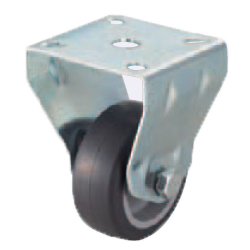Casters - Light Load- Wheel Material: TPE - Fixed Type