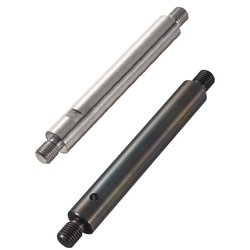 Linear Shafts-Both Ends Threaded with Undercuts and Wrench Flats / Cross-Drilled Hole