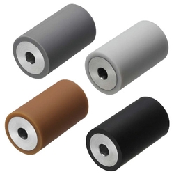 Urethane/Rubber Rollers - Straight, Crowned Type