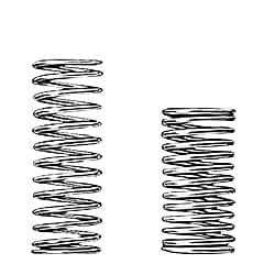 Round Wire Coil Springs - L Dimension Configurable, O.D. Referenced ...