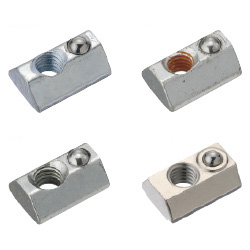 For 6 Series (Slot Width 8mm) - Post-Assembly Insertion - Spring Nuts