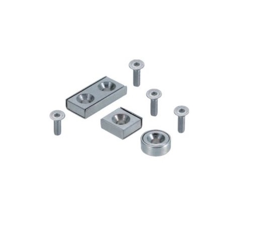 Neodymium Magnets Countersunk with Holder and Screw