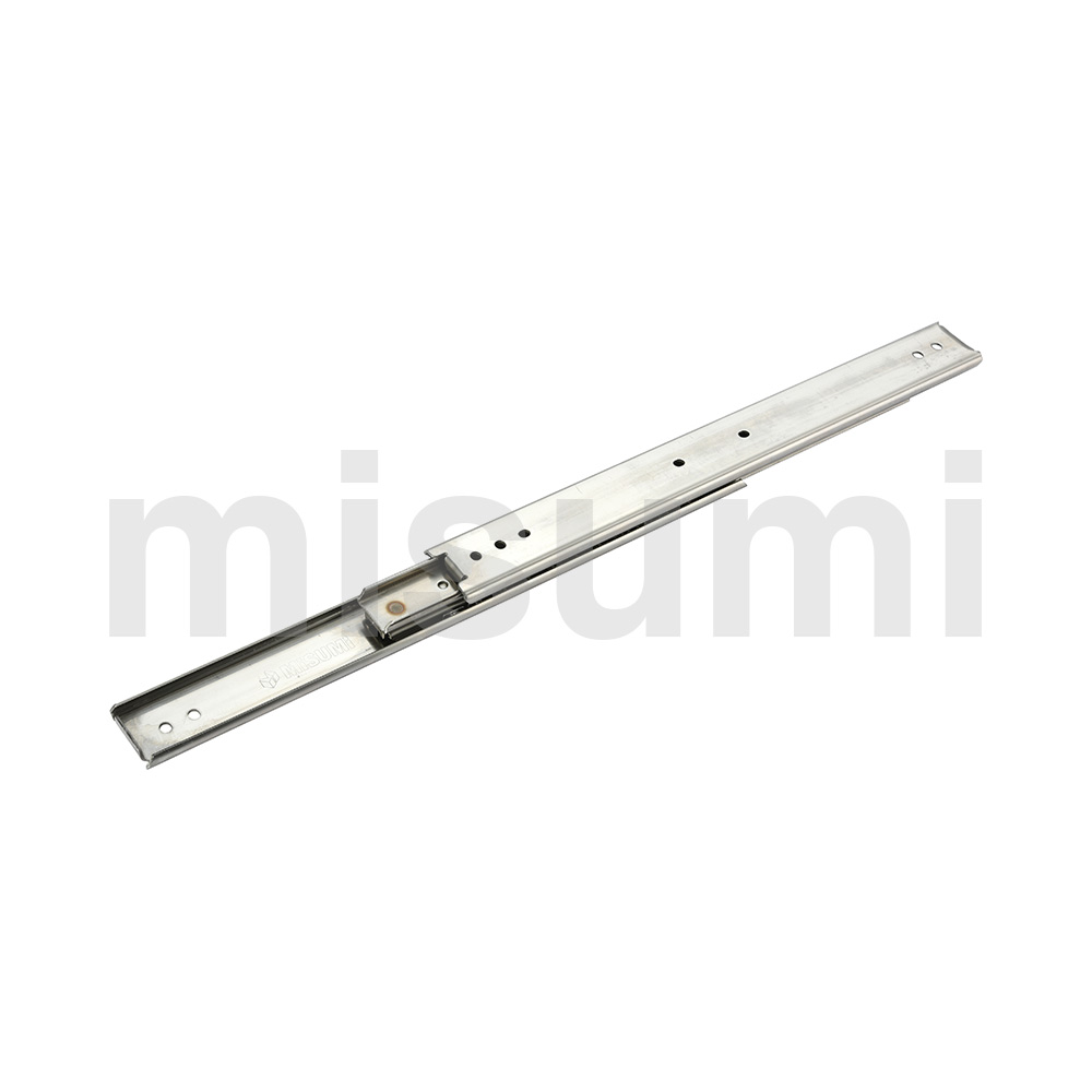 Slide Rails Three Step Slide Light load Type(Width:20mm, Stainless Steel) With Tap C-SSRXYM20450