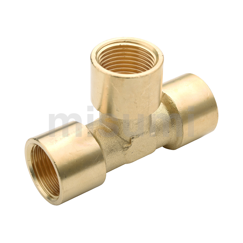 Brass Screw-In Fittings Tees, Equal Dia. E-SJSFT15A