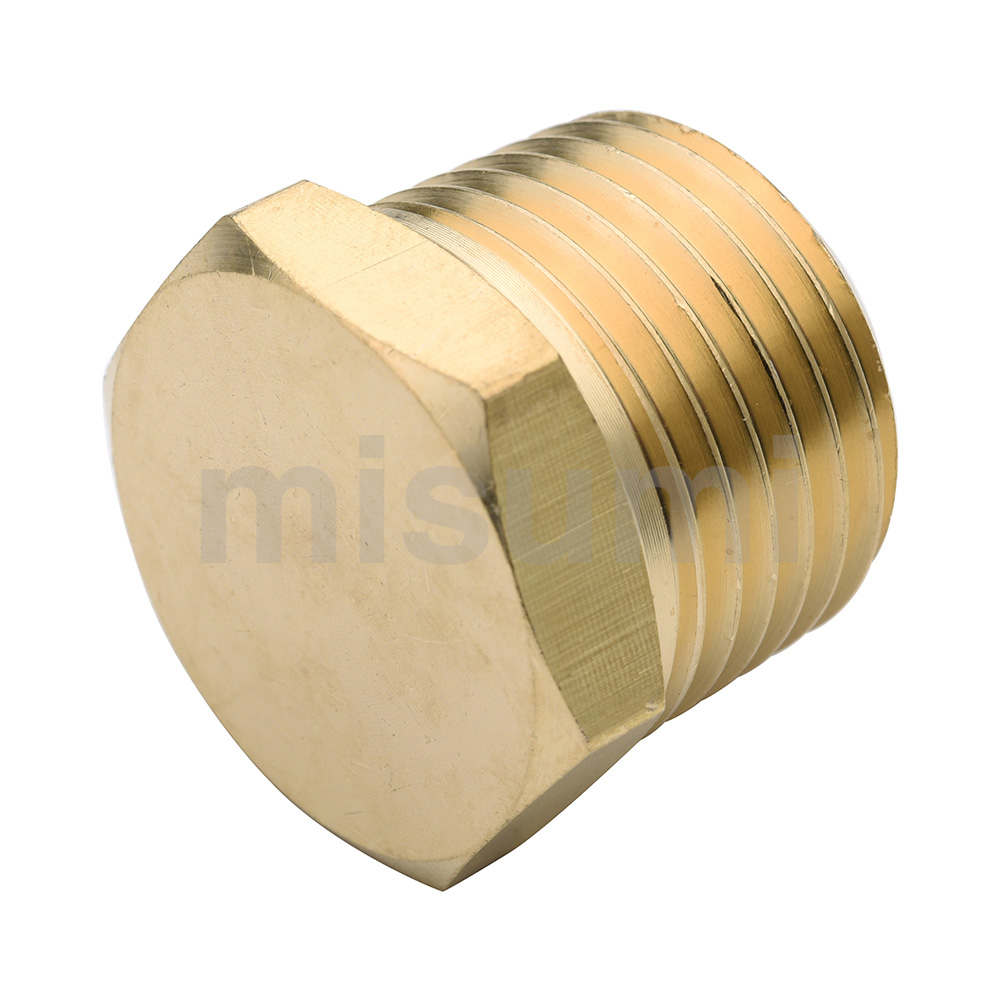 Brass Screw-In Fittings Male Plug E-SJSPG10A