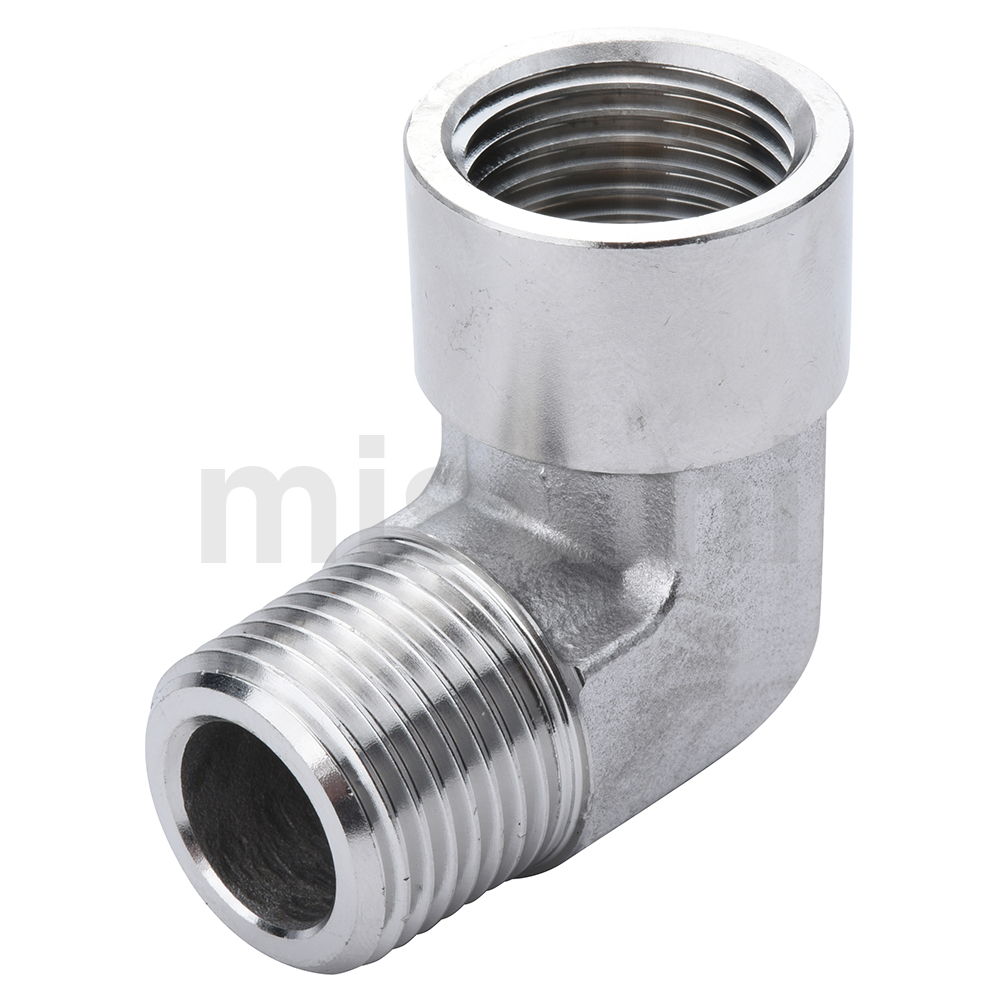Stainless Steel Screw-In Joints, Equal Dia., Male/Female Elbow E-SUTELH15A-316