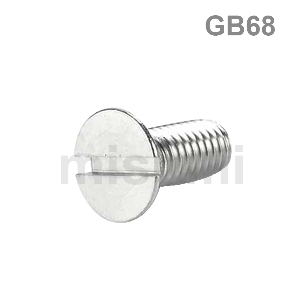 Slotted Countersunk Head Screws - Stainless Steel SUS304