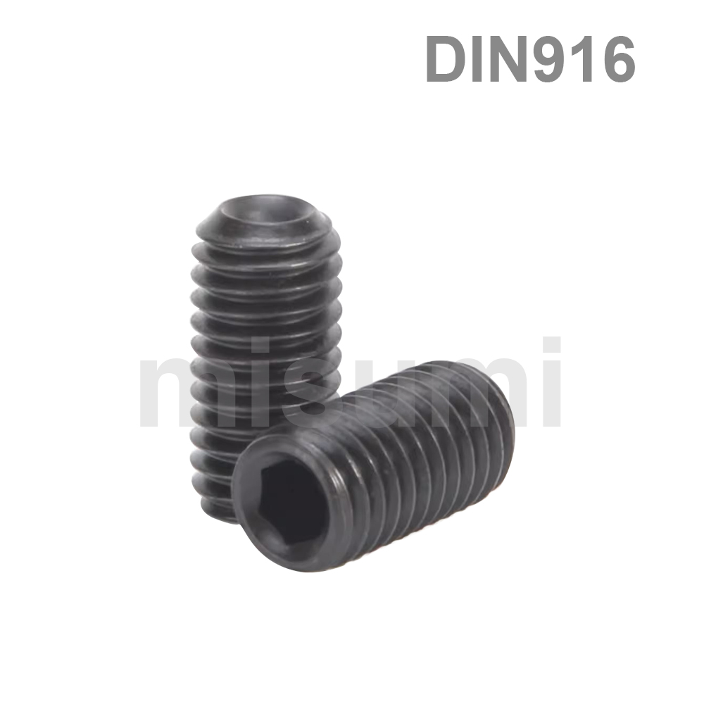 Hex Socket Set Screw - Cup Point - Carbon Steel