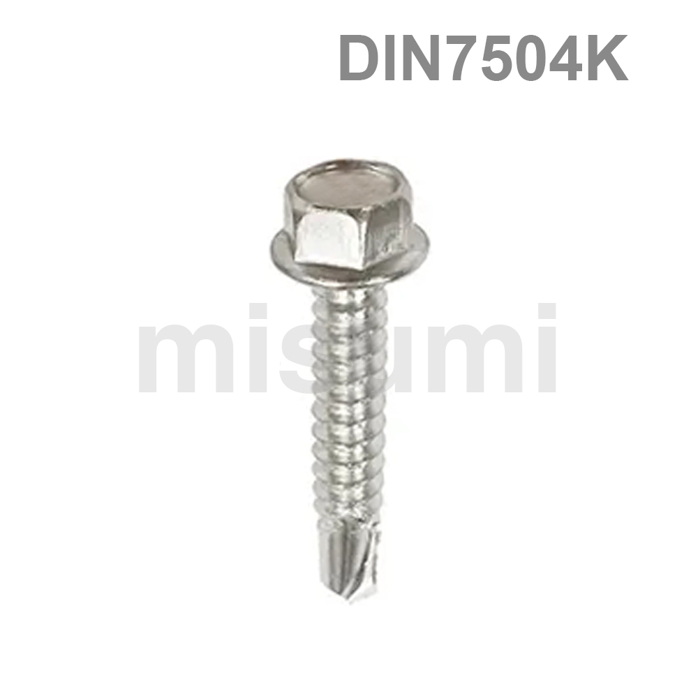 Self-Drill Screw Flange Hex Head - Stainless Steel