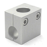 Round Pipe Joint Different-Diameter Hole Type 2-Split t-Shape 2 Fastening Screws LJ401