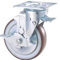 Industrial Caster, STC Series, Free Stopper (SW-4) Included STC-150CBCSW-4