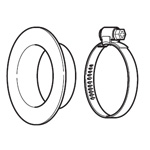 Clamp opening unit for round bellows YM series (with band)