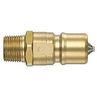 SP Cupla, Type A, Brass, FKM Plug (for Female Thread Mounting) 6P-M-A-BRS-FKM