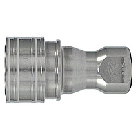 SP Cupla, Type A, Stainless Steel, FKM Socket (for Male Thread Mounting) 10S-A-SUS-FKM