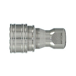 SP Cupla, Type A, Stainless Steel, NBR, Socket (for Male Thread Connections) 8S-A-SUS-NBR