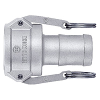 Lever Lock Cupla, Aluminum Alloy, Socket, LC Type (for Hose Mounting) LC-24TSH-ALM-NBR