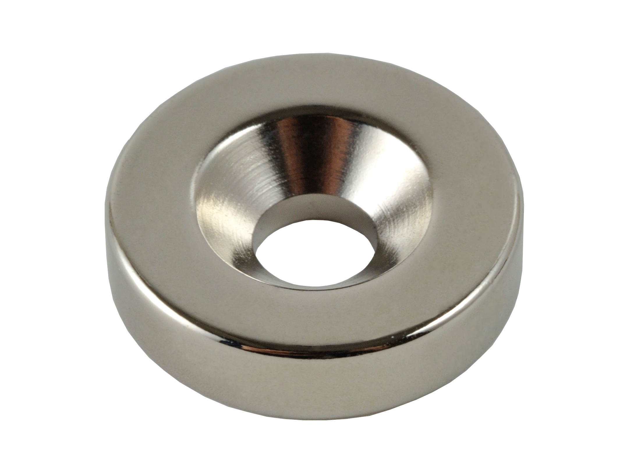 Cylindrical Neodymium Magnet With Countersunk Hole NOC31