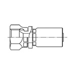 Swage Type Parallel Female Thread Union Fitting for Pipes (With 30° Female Seat) SE SE-PF-06-14