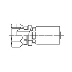 Swage Type Parallel Pipe Female Thread Union Fitting (With 30° Male Sheet) SF SF-PF-16-3R