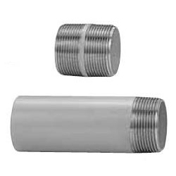 Stainless Steel Screw-in Pipe Fitting, Stainless Steel Nipple N (NS) Type NS15A