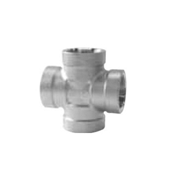 Stainless Steel Screw-In Tube Fitting Cross X100A
